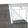 roman blind corded track 120cm wide